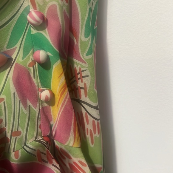 Colorful BCBG MAC Azria size 4 sleeveless dressNWOT - Picture 6 of 13